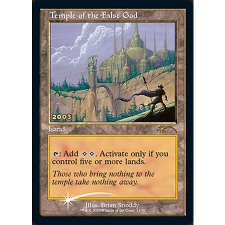 Temple of the False God - 30th Anniversary Foil