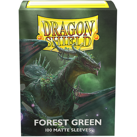 Dragon Shield - 63mm X 88mm - Standard Matte - Forest Green 100 ct.