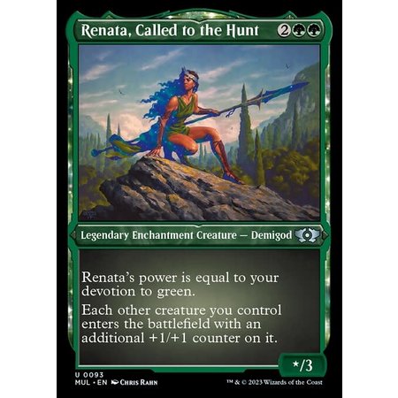 Renata, Called to the Hunt - Foil-Etched