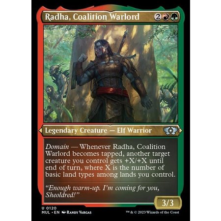 Radha, Coalition Warlord - Foil-Etched