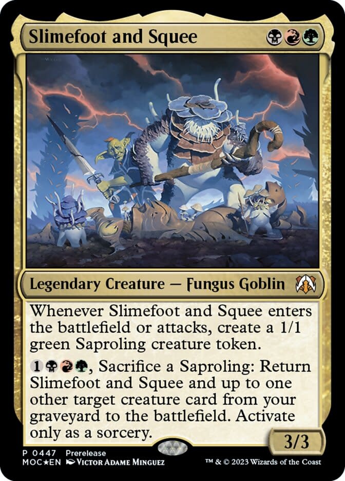 Slimefoot and Squee - Prerelease Promo