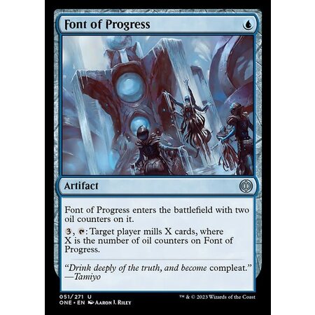 Font of Progress - Foil