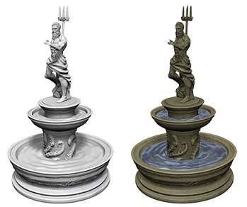 Pathfinder Battles Unpainted Minis - Fountain