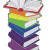 Pride Enamel Pin: Rainbow Books