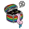 Pride Enamel Pin: Rainbow Mimic