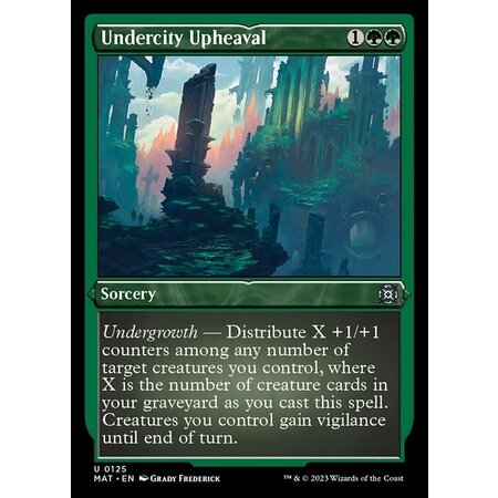 Undercity Upheaval - Foil Etched