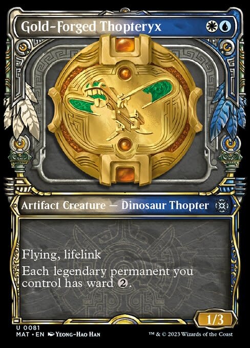 Gold-Forged Thopteryx - Foil