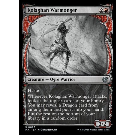 Kolaghan Warmonger - Foil