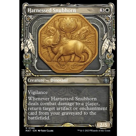 Harnessed Snubhorn - Halo Foil