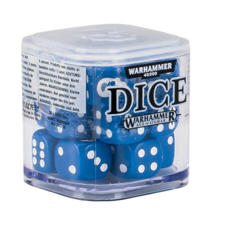 Warhammer - 12mm Dice Set - Blue