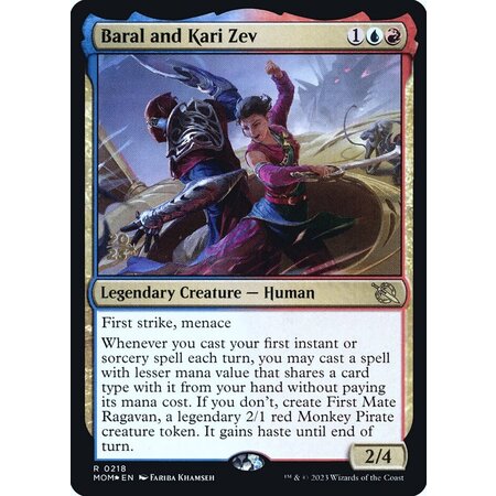 Baral and Kari Zev - Foil - Prerelease Promo