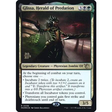 Glissa, Herald of Predation - Foil - Prerelease Promo