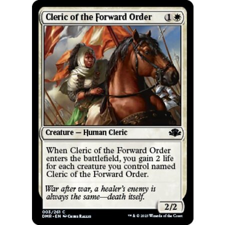 Cleric of the Forward Order - Foil