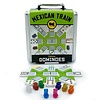 Mexican Train Dominoes - Deluxe Double Twelve with Aluminum Case