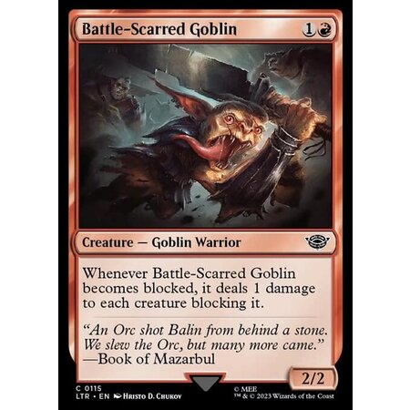 Battle-Scarred Goblin - Foil