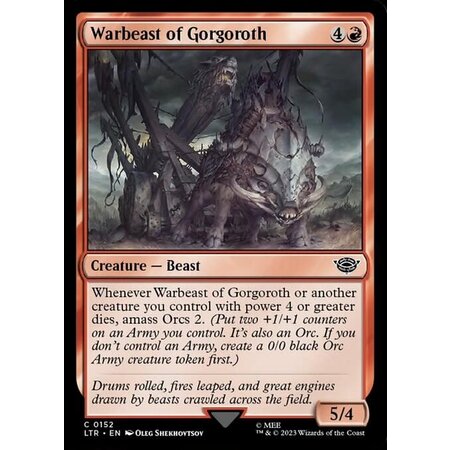 Warbeast of Gorgoroth - Foil