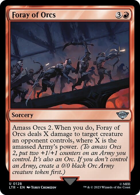 Foray of Orcs - Foil