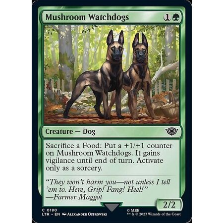 Mushroom Watchdogs - Foil