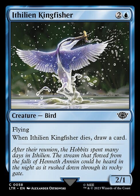 Ithilien Kingfisher - Foil