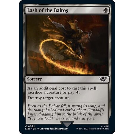 Lash of the Balrog - Foil