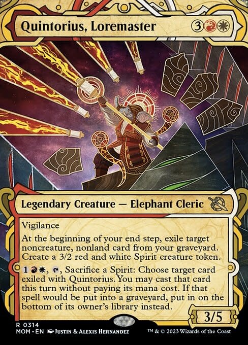 Quintorius, Loremaster