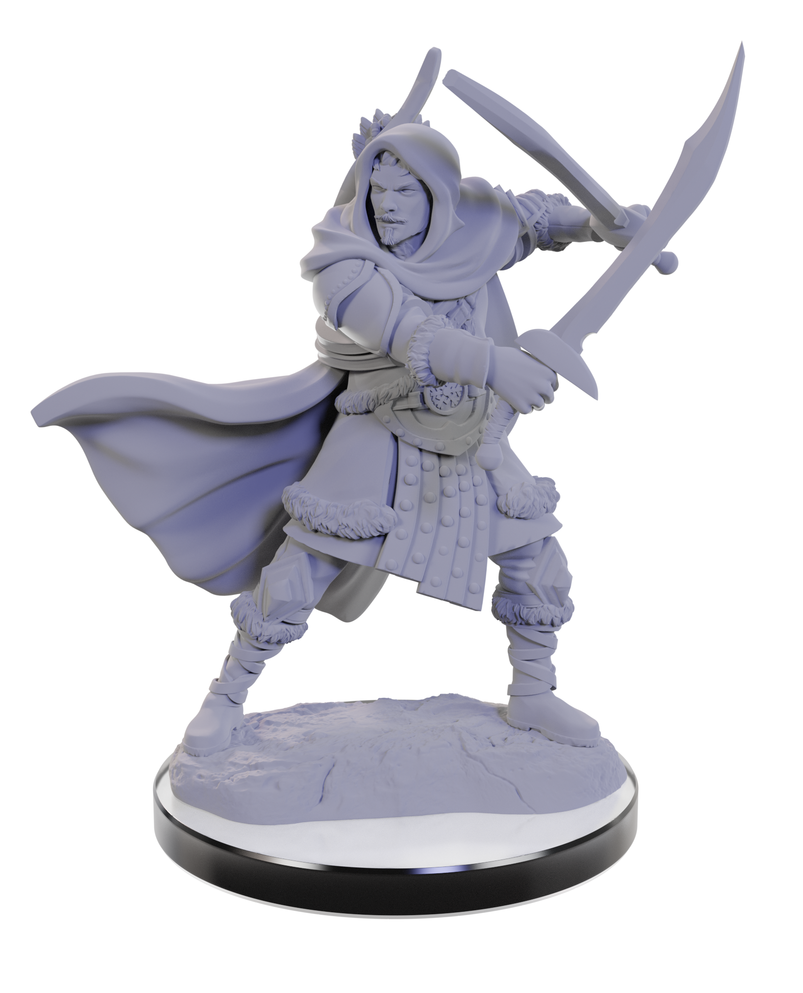 D&D Unpainted Minis - Human Rangers (Male and Female)