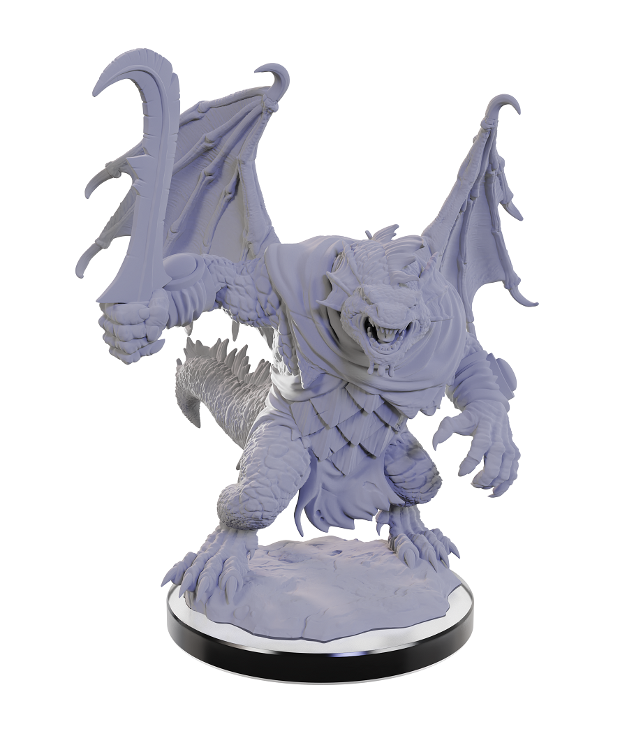 D&D Unpainted Minis - Draconian Mage and Soldier