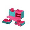 The Academic Deck Box 133+ XL - Teal/Pink