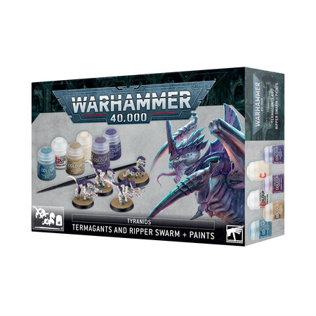 Warhammer 40,000: Tyranids: Termagants and Ripper Swarm & Paint Set