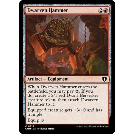 Dwarven Hammer - Foil