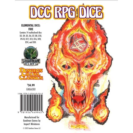 DCC Dice - Elemental Dice - Fire