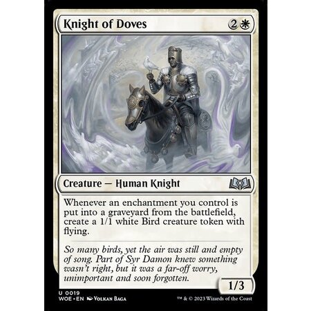 Knight of Doves - Foil