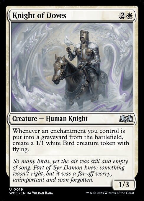 Knight of Doves - Foil