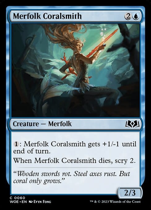 Merfolk Coralsmith - Foil