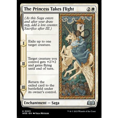 The Princess Takes Flight - Foil