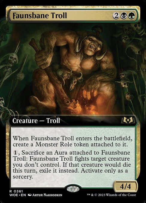 Faunsbane Troll - Foil