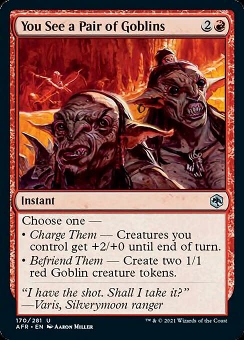 You See a Pair of Goblins - Foil