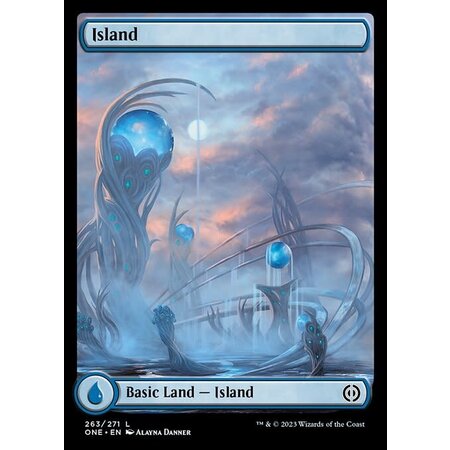 Island (263) - Full Art - Foil