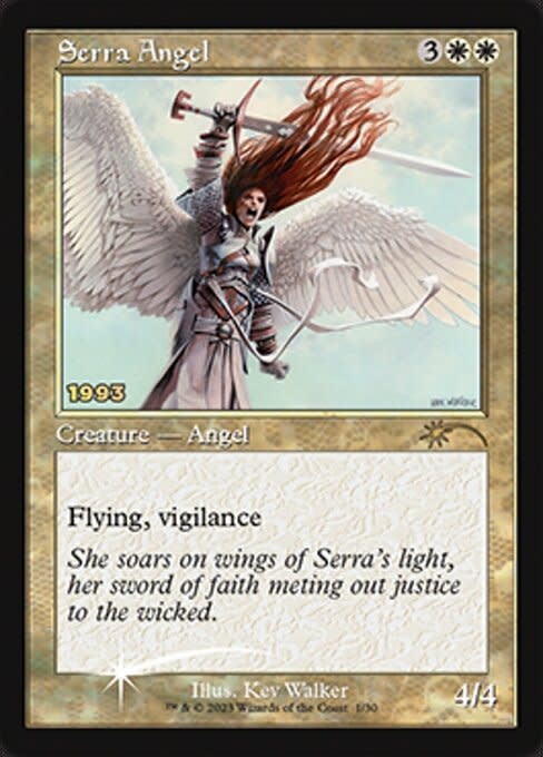 Serra Angel - Foil - 30th Anniversary Promo