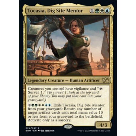 Tocasia, Dig Site Mentor