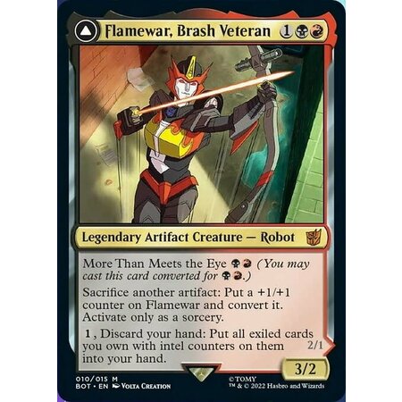Flamewar, Brash Veteran