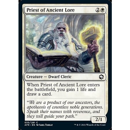 Priest of Ancient Lore - Foil