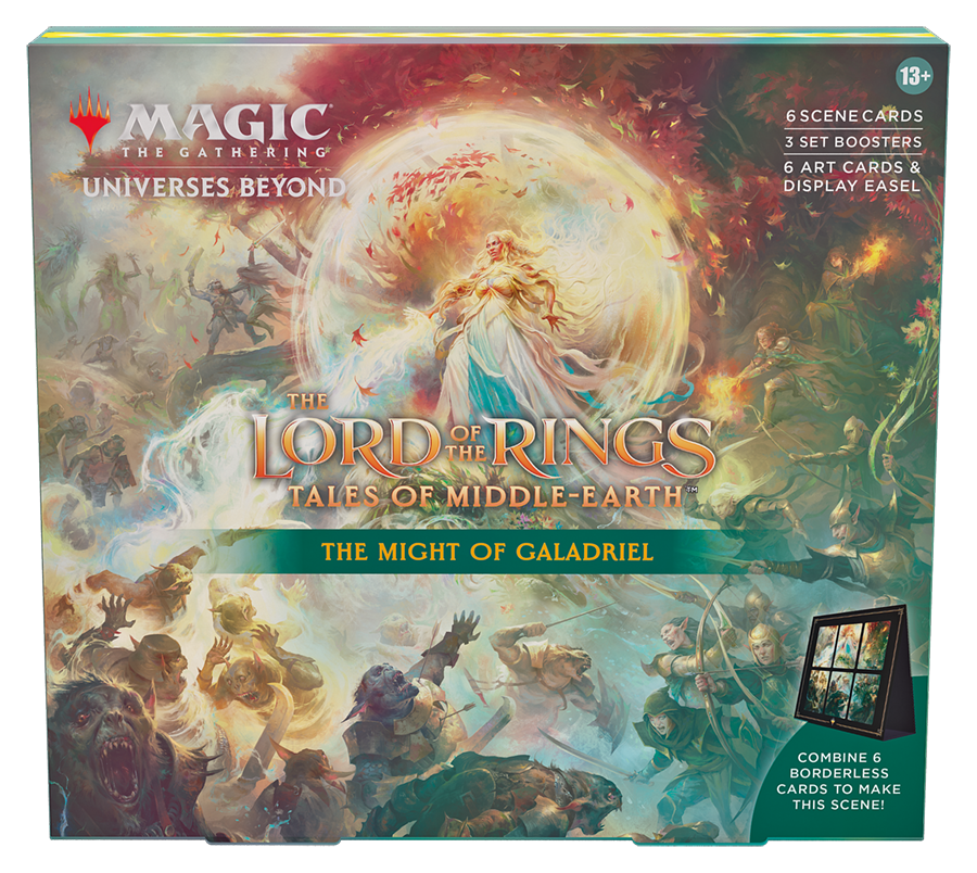 MTG Scene Box Lord of the Rings The Might of Galadriel Rain City Games