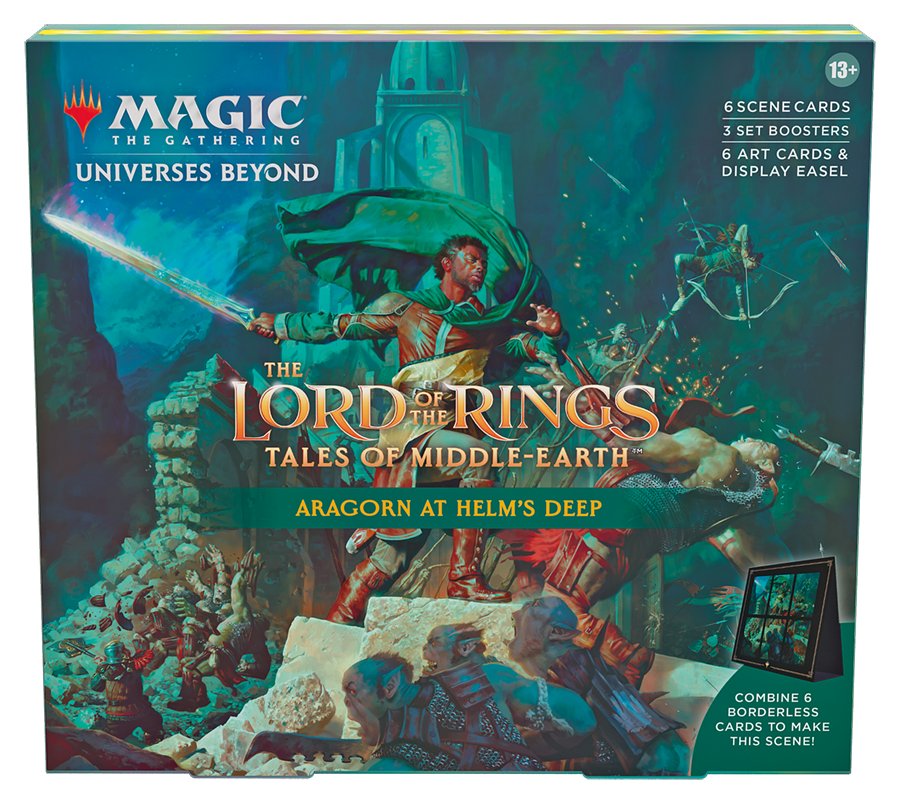 MTG Scene Box - Lord of the Rings: Aragorn at Helms Deep