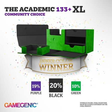 The Academic Deck Box 133+ XL - Community Choice Green/Black