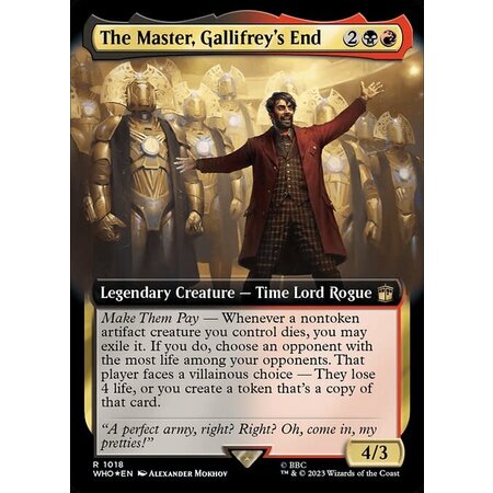 The Master, Gallifrey's End - Surge Foil