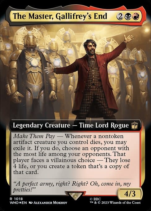 The Master, Gallifrey's End - Surge Foil