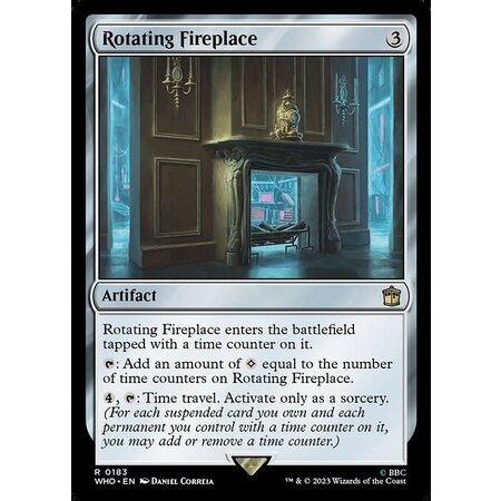 Rotating Fireplace - Foil