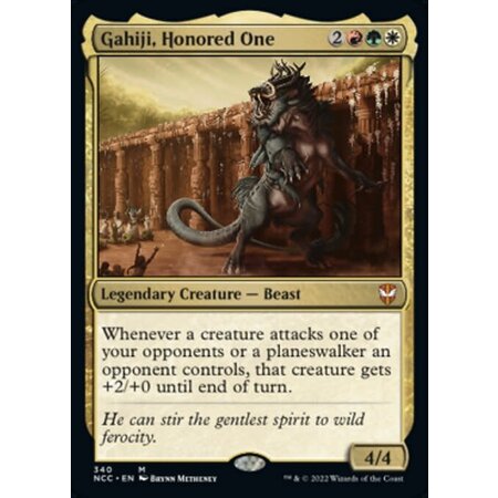 Gahiji, Honored One