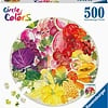 500 - Circular Puzzle - Fruits and Vegetables